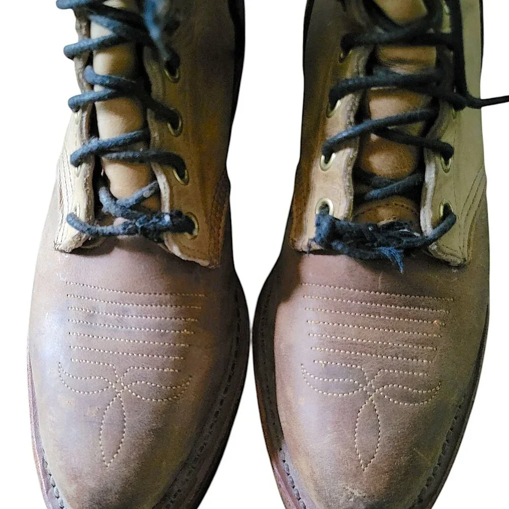Leather Chippewa Lace Up Boots - Picture 3 of 8